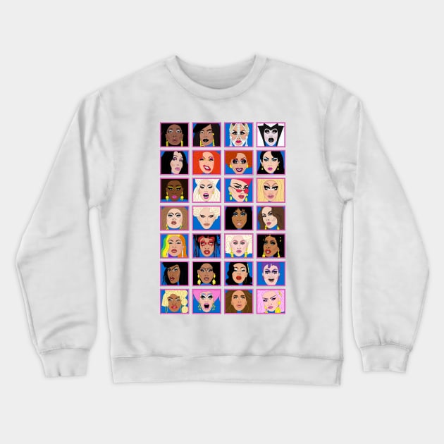 RuPaul's Drag Race Winners 2021 Crewneck Sweatshirt by whos-morris